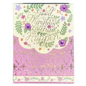 Punch Studio Embellished Mini Notepad ~ Good Things Happen (61616)
